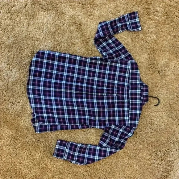 Men's sz XS uniqlo buttondown plaid shirt - Picture 4 of 5